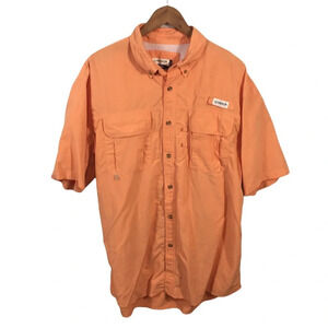 BF720 Mens Magellan Outdoors Mag Wick Fish Gear Vented Button Down Shirt XL